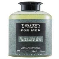 faith in nature faith for men blue cedar shamp 400ml 1 x 400ml