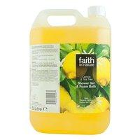 Faith in Nature Lemon & Tea Tree Shower Gel & Bath Foam - 5L