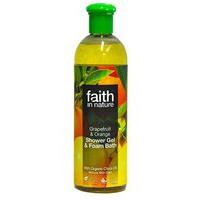 Faith In Nature Grapefruit & Orange Shower Gel & Foam Bath