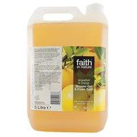 Faith in Nature Grapefruit & Orange Shower Gel & Foam Bath 5L
