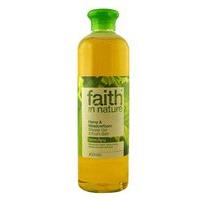 faith in nature hemp meadowfoam shower gel foam bath