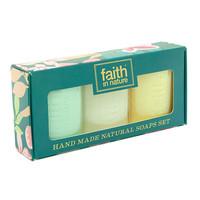 Faith in Nature Handmade Natural Soaps Gift Set