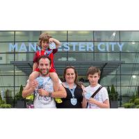 Family of Four Tour of Manchester City FC\'s Etihad Stadium