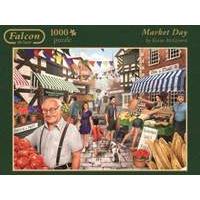 Falcon DeLuxe - Market Day - 1000 Piece Jigsaw Puzzle New January 2016