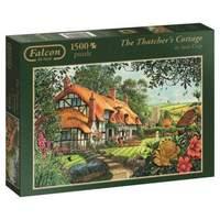 Falcon Games Deluxe The Thatchers Cottage Jigsaw Puzzle (1500-Piece Multi-Colour)