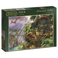 falcon games deluxe dinosaur valley puzzle 1000 piece multi colour