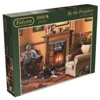 Falcon de Luxe by the Fireplace Jigsaw Puzzle 1000 Pieces