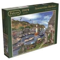Falcon de Luxe Summertime Harbour Jigsaw Puzzle 1000 Pieces