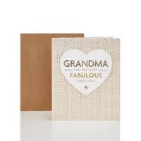 Fabulous Grandma Card