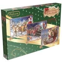 Falcon De Luxe Christmas Collection Box Set Vol 2 3 x 1000pcs Puzzles