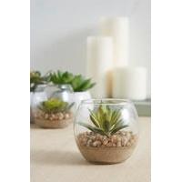 Faux Succulent Spike Plant, GREEN