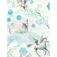 Fairytale Unicorn Wallpaper - Blue - Arthouse 667800