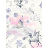 Fairytale Unicorn Wallpaper - Lilac - Arthouse 667801