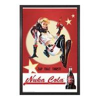fallout 4 nuka cola framed maxi poster