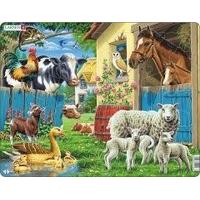Farm Animals at The Barn Jigsaw Puzzle