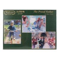 falcon de luxe the proud father jigsaw puzzles 500 pieces