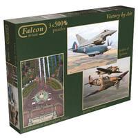 Falcon De Luxe Victory by Air 3 x 500 Piece Jigsaw Puzzle