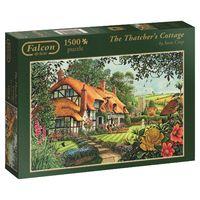 Falcon Games The Thatcher\'s Cottage Jigsaw Puzzle (1500 Piece, Multi-colour)