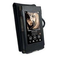 faux leather case cover for sony walkman nw a35 black