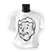 Fallout Men\'s Vault Boys Face T-shirt Extra Extra Large White (ge1208xxl)