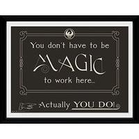 Fantastic Beasts Magic Framed Photographic Print, 30 x 40cm