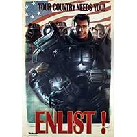 Fallout 4 Enlist Game Poster