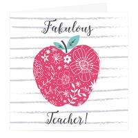 Fabulous Teacher Card