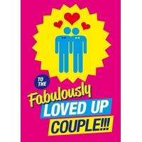 fabulously loved up romantic everyday card
