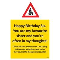 Favourite Sister | Birthday Card For Sisters