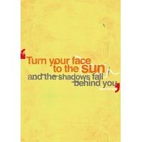 Face to the Sun | Sympathy Card