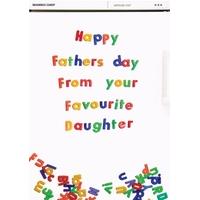Favourite daughter | Fathers Day Card