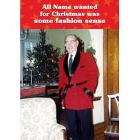 Fashion Sense | Personalised Christmas Card