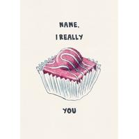 Fancy | Personalised Valentine\'s card| RC1171