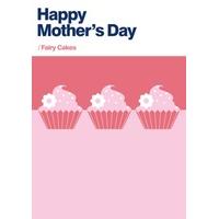 fairy cakes mothers day card