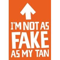 Fake | Birthday Card