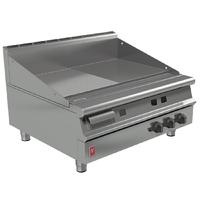 falcon dominator plus 900mm wide half ribbed griddle lpg g3941r