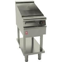 falcon dominator plus 400mm wide smooth griddle on fixed stand e3441