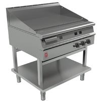 falcon dominator plus 900mm wide smooth griddle on fixed stand natural ...