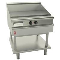 falcon dominator plus 800mm wide smooth griddle on fixed stand e3481