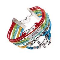 Faith, Love Anchor Bracelet-Antique Silver Charm Bracelet inspirational bracelets Jewelry Christmas Gifts