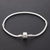 fashion unisex silver plated bracelet 1 pc christmas gifts