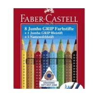 Faber-Castell Jumbo Grip Coloured Pencils - Pack of 8