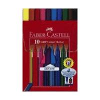 Faber-Castell Grip Colour Marker 10 Fibre Pen