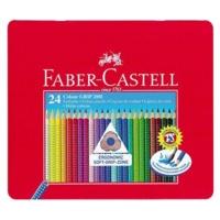 faber castell colour grip 2001 coloured pencils tin of 24