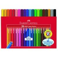 faber castell grip colour fibre pen pack of 20