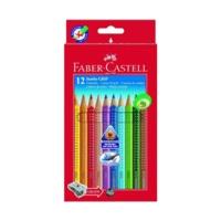Faber-Castell Jumbo Grip Coloured Pencils - Pack of 12