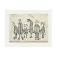 Family Group, 1956 By L.S Lowry