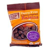 fabulous freefrom factory dairy free chocovered raisins 75g 75g