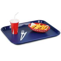 fast food tray large blue 14 x 18inch single