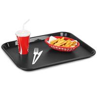 fast food tray large black 14 x 18inch pack of 12